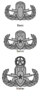 Army Non-Tarnish Miniature Skill and Combat Badges