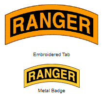 Army Non-Tarnish Miniature Skill and Combat Badges