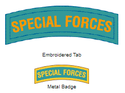 Army Non-Tarnish Miniature Skill and Combat Badges